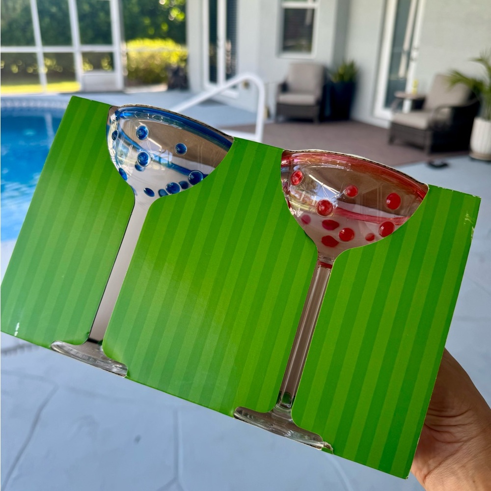 kate spade Red and Blue Disposable Tableware Set